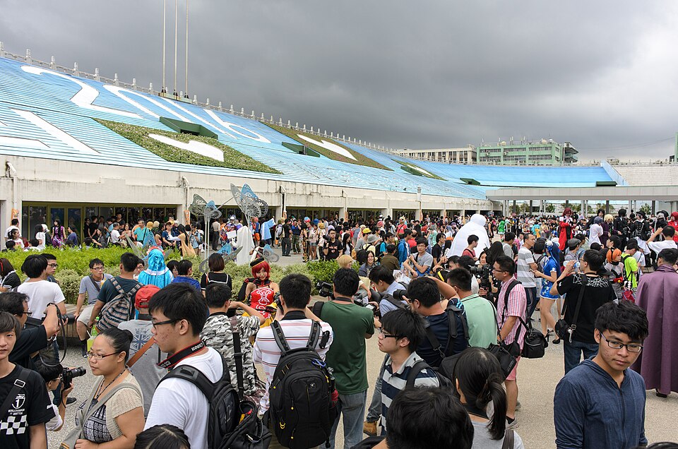 FF26 weekend, the courtyard of the Expo Dome, 30 Aug 2015